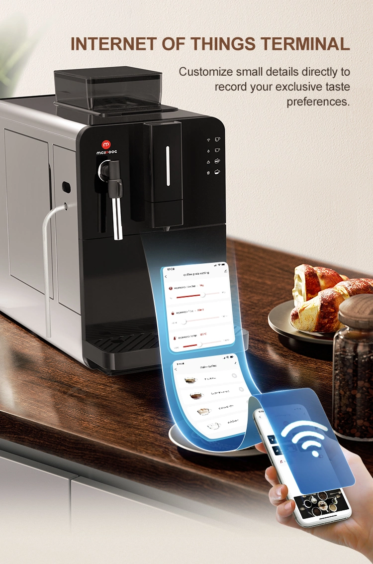 Home Smart WiFi APP Coffee Maker Fully Automatic Espresso Coffee Machine