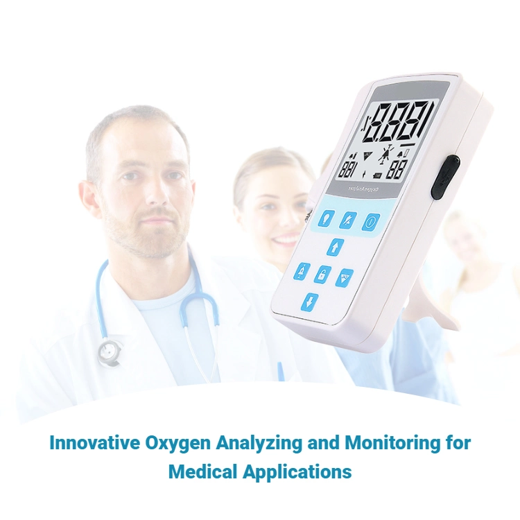 Good Quality Digital Medical Oxygen O2 Gas Analyzer Detector for ICU Emergency Ventilators