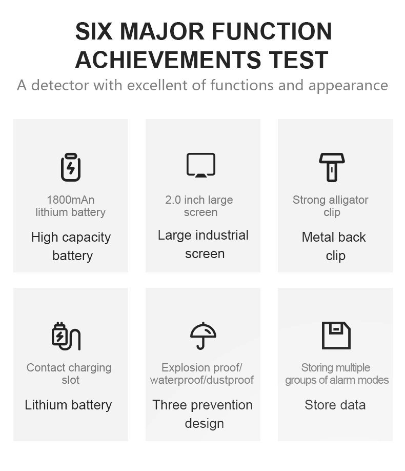 Bosean 4in1 Gases Detecting Co O2 Lel H2s Portable Gas Detector for Co