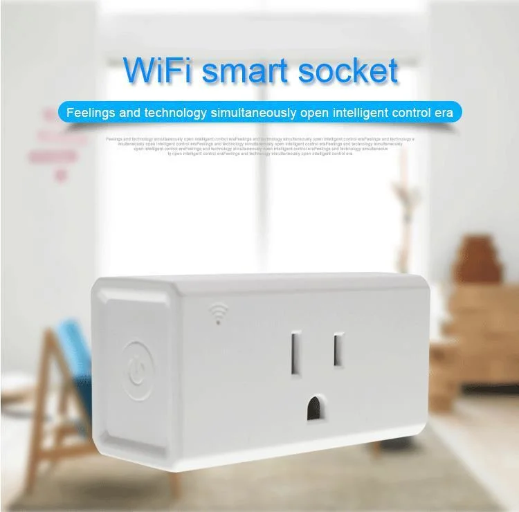 WiFi Smart Plug Tuya WiFi Us Smart Socket 10A Wireless Remote Voice Control Smart Plug