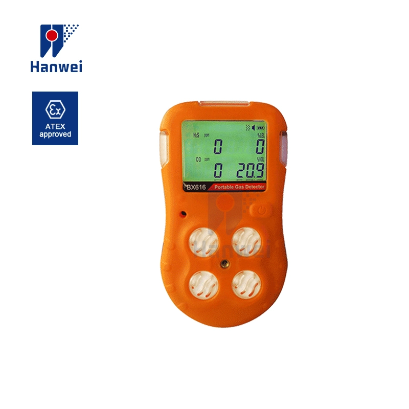 Bx616-4 in 1 Gas Leakage Detector High Sensitivity LED Display Rechargeable CH4/O2/Co/H2s